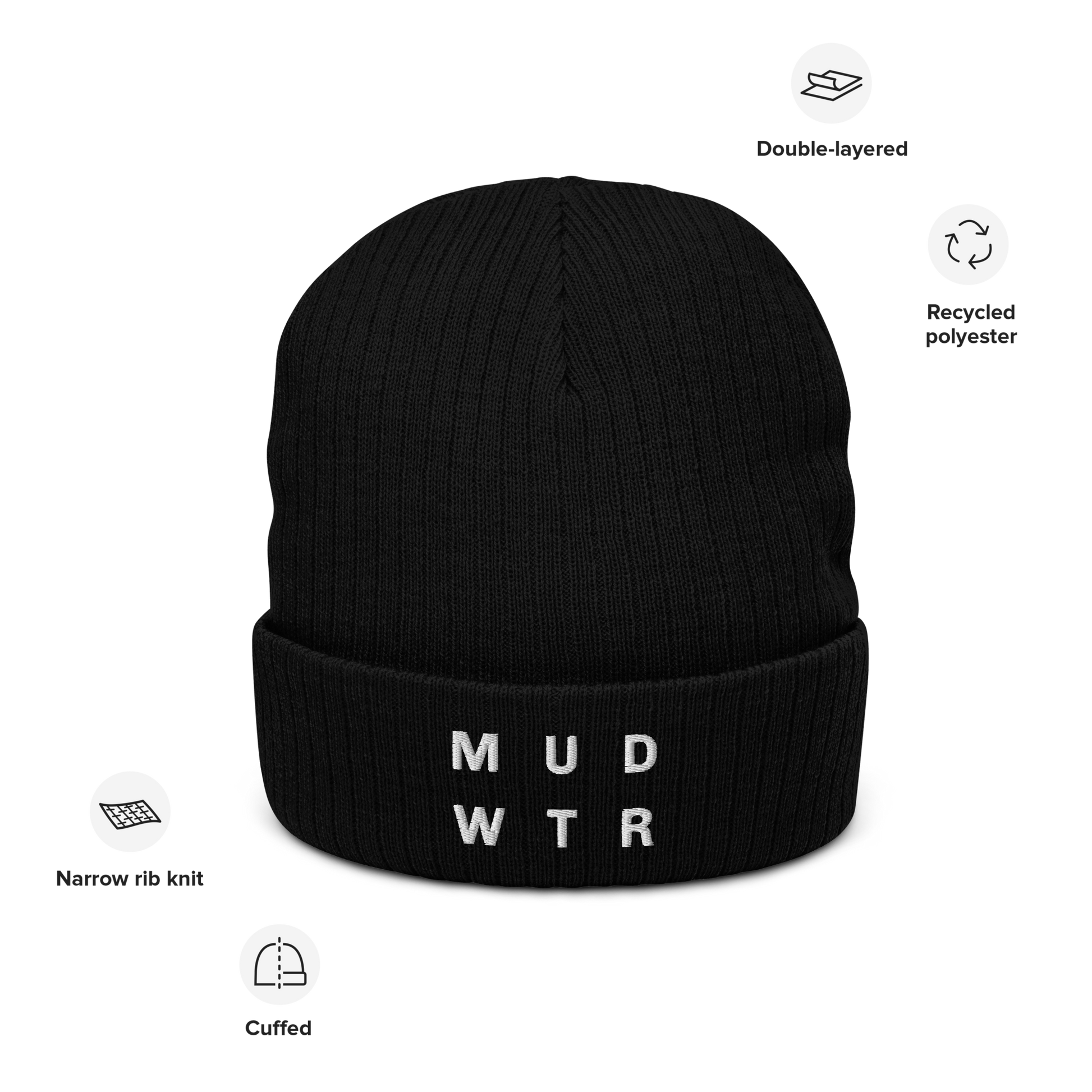 mud-wtr-beanie-c3 ribbed-knit-beanie-black-front-6478f6ebb8db4.png
